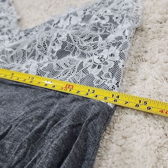 Felina Micro Modal Adjustable Loungewear Sleepwear Women Sz Large Gray Babydoll - Picture 5 of 6